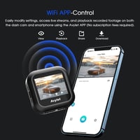 Avylet Autós Fedélzeti Kamera 4K Elöl-Hátul WiFi Éjszakai Látással 14