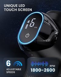 RENPHO Bluetooth Masszázspisztoly Applikációval, 2500mAh Akkumulátorral 4