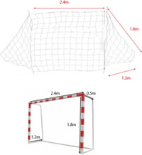 DEWIN Profi Futballháló 8x6 láb - Ütésálló, Teljes Méretű Kapuhoz 2