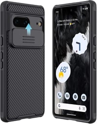 Google Pixel 7 vékony tok beépített kameravédővel és ütésálló kerettel 1