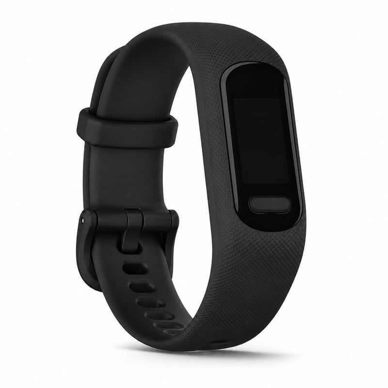 Garmin Vívosmart 5 okoskarkötő fekete Large méret OLED pulzusmérő — hibás, alkatrésznek: Töltést felveszi utána (állapot: lásd a 2. képet)