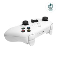 Bezdrôtový ovládač 8Bitdo Ultimate 2.4G s nabíjacou stanicou, Hall Effect joysticky, kompatibilný s PC, Androidom, Steam Deckom a Apple, biely 3