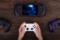 Bezdrôtový ovládač 8Bitdo Ultimate 2.4G s nabíjacou stanicou, Hall Effect joysticky, kompatibilný s PC, Androidom, Steam Deckom a Apple, biely 9