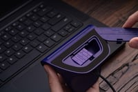 Controller wireless 8Bitdo Ultimate 2.4G cu joystick Hall Effect, cu stație de încărcare, compatibil PC, Android, Steam Deck și Apple, mov 8