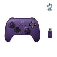 Controller wireless 8Bitdo Ultimate 2.4G cu joystick Hall Effect, cu stație de încărcare, compatibil PC, Android, Steam Deck și Apple, mov 2