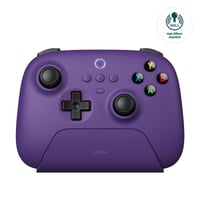 Controller wireless 8Bitdo Ultimate 2.4G cu joystick Hall Effect, cu stație de încărcare, compatibil PC, Android, Steam Deck și Apple, mov 1