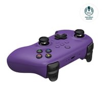 Controller wireless 8Bitdo Ultimate 2.4G cu joystick Hall Effect, cu stație de încărcare, compatibil PC, Android, Steam Deck și Apple, mov 3