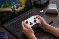 Bezdrôtový ovládač 8Bitdo Ultimate 2 – TMR joystick, Hall Effect spúšte, RGB krúžok, pohybové ovládanie, 8Speed Wireless, pre Windows a Android, fialový 7