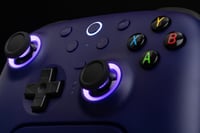 Controler wireless 8Bitdo Ultimate 2 – Joystick TMR, trăgaci cu efect Hall, inel RGB, control prin mișcare, 8Speed Wireless, Windows și Android, violet 6