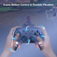 8bitdo Ultimate 2C Bluetooth Kontroller Nintendo Switch Konzolokhoz - Hall Effekt Joystick, Programozható Gombok, 6-Tengelyes Mozgásérzékelő 5