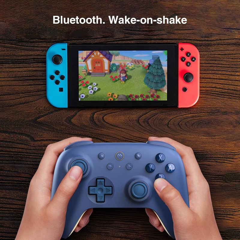 8bitdo Ultimate 2C Bluetooth Kontroller Nintendo Switch Konzolokhoz - Hall Effekt Joystick, Programozható Gombok, 6-Tengelyes Mozgásérzékelő