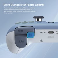 8bitdo Ultimate 2C Vezeték Nélküli Kontroller PC és Android Eszközökhöz - 1000 Hz, Hall-Effekt Joystick, Programozható Gombok, Turbó Funkció 3