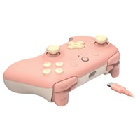 Kábový ovládač 8Bitdo Ultimate 2C pre Windows PC a Android, vzorkovacia frekvencia 1000 Hz, Hall Effect joysticky a spúšte, s tlačidlami L4/R4, v broskyňovej farbe 2