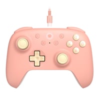 Kábový ovládač 8Bitdo Ultimate 2C pre Windows PC a Android, vzorkovacia frekvencia 1000 Hz, Hall Effect joysticky a spúšte, s tlačidlami L4/R4, v broskyňovej farbe 1