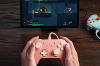 Kábový ovládač 8Bitdo Ultimate 2C pre Windows PC a Android, vzorkovacia frekvencia 1000 Hz, Hall Effect joysticky a spúšte, s tlačidlami L4/R4, v broskyňovej farbe 6