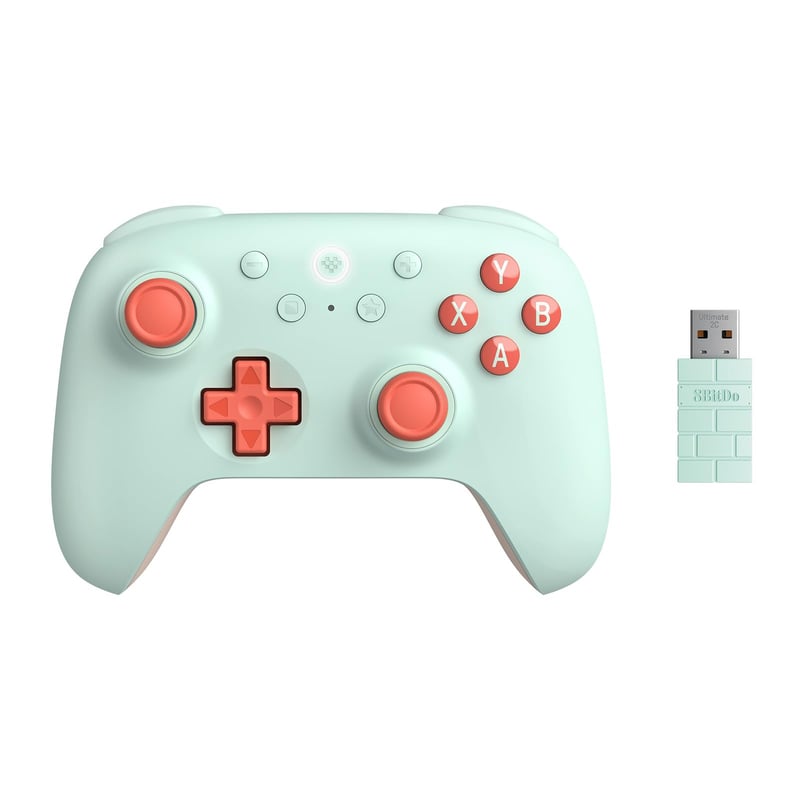 Bezdrôtový ovládač 8Bitdo Ultimate 2C pre PC a Android – 1000 Hz, Hallov efekt na joystickoch a spúštiach, s tlačidlami L4/R4, mätová farba