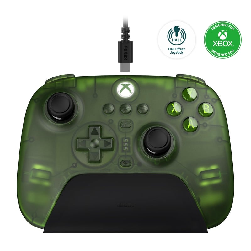 Herný ovládač 8Bitdo Ultimate 3-Mode Xbox – páčky s Hallovým efektom, zadné tlačidlá Pro, kompatibilný s Xbox Series X|S & One, Apple/Windows/Android, nefritová farba