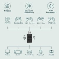 Adaptor Wireless USB 2 8BitDo Bluetooth Switch Adaptor Controller PS5 Xbox 2