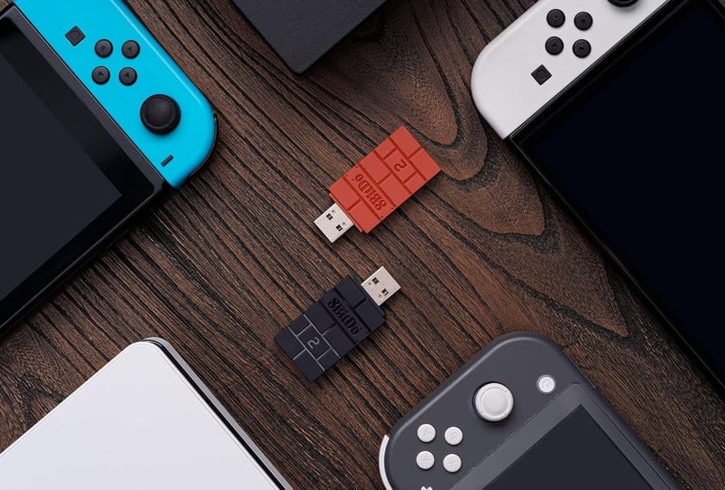 Adaptor Wireless USB 2 8BitDo Bluetooth Switch Adaptor Controller PS5 Xbox