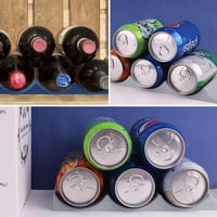 Európai Borosüveg Állvány 8 Palackhoz - 2 db-os Szett 3