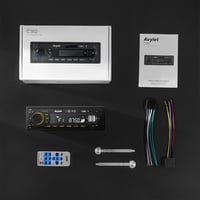 Avylet 1 DIN autórádió Bluetooth kihangosítóval, 7 színű FM/AM, 2 USB, AUX, SD 9