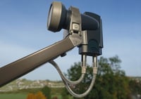 Schwaiger 340 Twin LNB digitális műholdvevő fej, hőálló, aranyozott csatlakozókkal 7