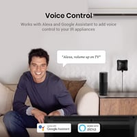 Broadlink RM4 Pro S Univerzális RF IR Távirányító Hub Hőmérséklet és Páratartalom Érzékelővel - Alexa, Google Home, IFTTT Kompatibilis Okoso 5
