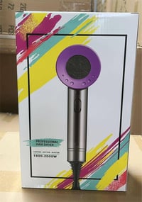 Sendowtek 2000W ionos hajszárító, diffúzorral és 2 koncentrátorral, göndör hajra 8