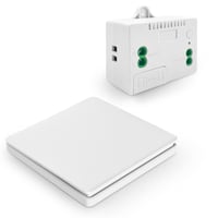 DieseRC vezeték nélküli kinetikus fali kapcsoló, 433MHz RF vevővel, akkumulátor nélkül 1