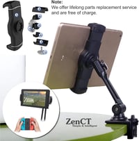 ZenCT Alumínium Tablet Tartó 4.7-12.9 Colos Készülékekhez - iPad Pro/Air, Kindle, Android, Switch Kompatibilis - Fekete Asztali Állvány

AI: 2