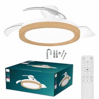 Stropný ventilátor Philips Bliss s LED osvetlením, výsuvné lopatky, 106 cm, 2700-5500 K, s diaľkovým ovládaním, dizajn s dekorom dreva 1