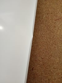 Tablă magnetică metalică Zeller Present 11123, albă, 40x60 cm - colț și margine deteriorate, în rest în stare ca nouă (stare: vezi a 2-a imagine) 3