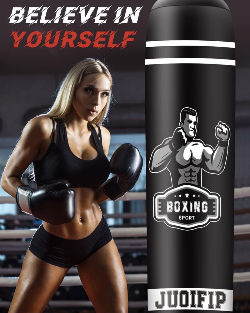 Álló boxzsák felnőtteknek - 175 cm-es NZQXJXZ edzőállvány MMA és thai box gyakorláshoz