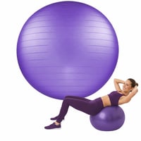 EDIFIT fitball gimnasztikai labda pumpa nélkül, lila, 65 cm - hiányos készlet (pumpa hiányzik), Pezziball (állapot: lásd a 2. képet) 1