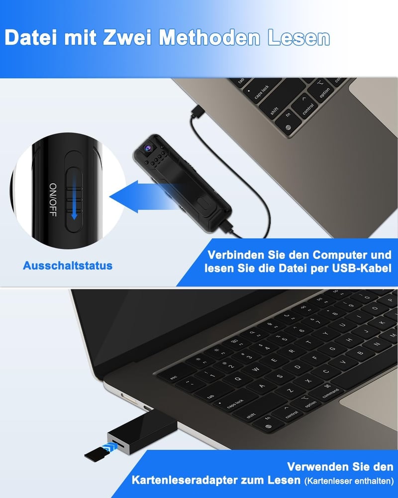 Bextgoo 1080P Mini Testkamera 32GB Kártyával - 10 Órás Üzemidő, 180° Forgatható Lencse, Mozgásérzékelés, Kompakt Kamera Utazáshoz, Kerékpáro