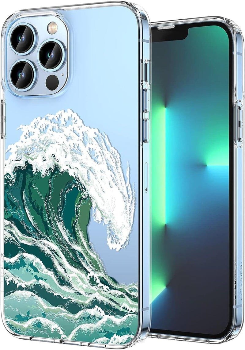 iPhone 13 Pro Max Átlátszó Hullámminás Ütésálló Szilikon Védőtok