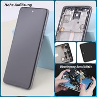 RongZy Samsung Galaxy A52 5G A526B LCD Kijelző Csere Érintőképernyő Fekete Kerettel - Digitalizáló Panel Szerszámokkal 5