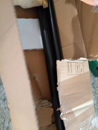 Galerie perdea extensibilă SZXIMU 182-365 cm, negru, diametru 25,4 mm, metal, cu suport reglabil și capete rotunde — lipsește un capăt (stare: vezi a 2-a imagine) 3