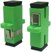 Zöld APC Simplex Optikai Adapter, Női-Női, 5db - Hálózati Csatlakozó 3