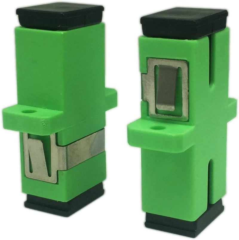 Zöld APC Simplex Optikai Adapter, Női-Női, 5db - Hálózati Csatlakozó