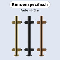 ABONOK 304-es Rozsdamentes Acél Üvegkorlát Oszlop 105 cm - Erkély, Terasz, Lépcső Korlátrendszer 10-12 mm Üveglapokhoz, Ezüst 3