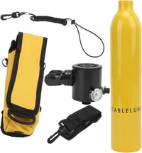 SUNGOOYUE 0,5L Búvár Oxigénpalack Sárga Légzőkészülékkel és Táskával 1