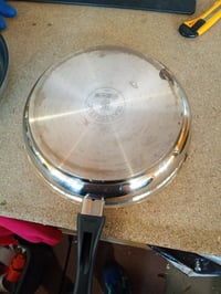 Set de 2 tigăi antiaderente WMF Devil, 24 cm și 28 cm, inducție, Cromargan — suprafață zgâriată și pătată (stare: vezi a 2-a imagine) 4