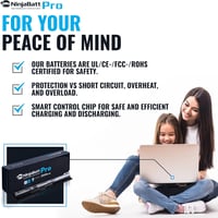 HP Laptop Akkumulátor NinjaBatt Pro 2600mAh - Prémium Cellás 7