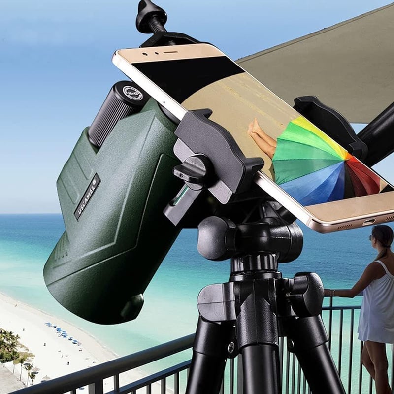 Vízálló 10x42 Monokulár Távcső Tripod és Mobiltartó Szettel
