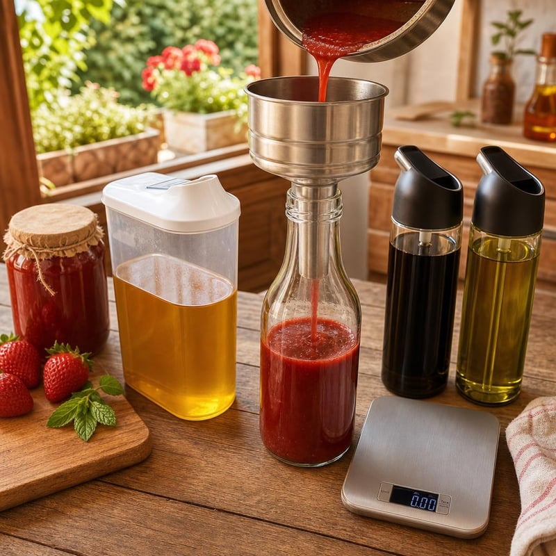 Balík pre domácu výrobu: lievik + 5kg váha + 1l nádoba + 2x 470ml rozprašovač