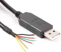 usangreen USB-TTL Soros Átalakító Kábel 5V - 1,8m Színkódolt Vezetékvégekkel - FT232R Chip - Windows/Mac/Linux Kompatibilis - TTL-232R-5V-WE 1