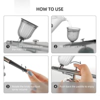 IeBilif Vezeték Nélküli Airbrush Készlet Kompresszorral - Hordozható, Újratölthető Festékszóró Körömdíszítéshez, Modellezéshez és Sütidekorá 6