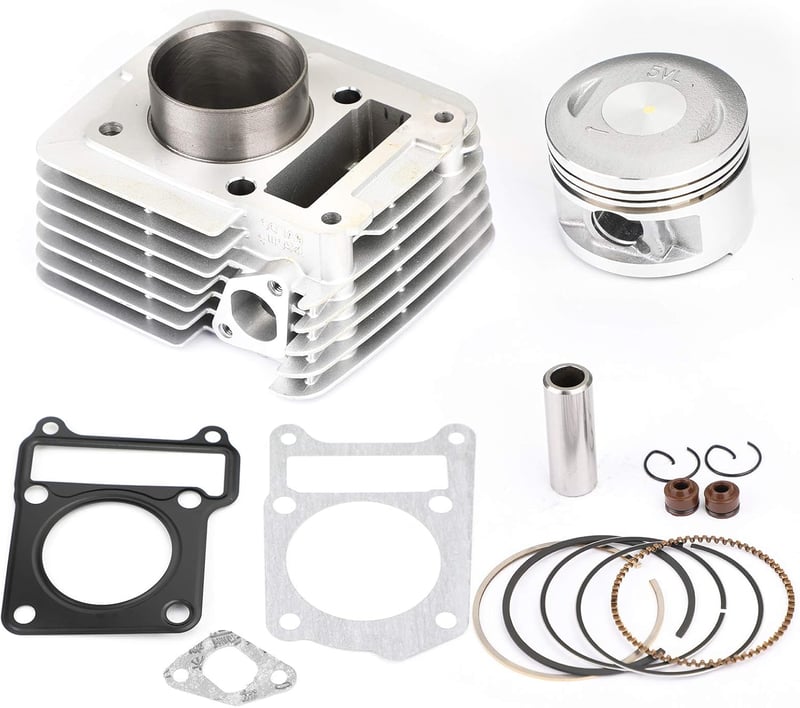 Artudatech Henger Dugattyúval és Tömítéskészlettel - Yamaha TTR 125 TT-R 125 Motorokhoz (2000-2005) Kompatibilis Alkatrész