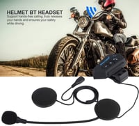 Bluetooth motoros bukósisak headset - Kihangosítós, kétoldali hangszóróval 2